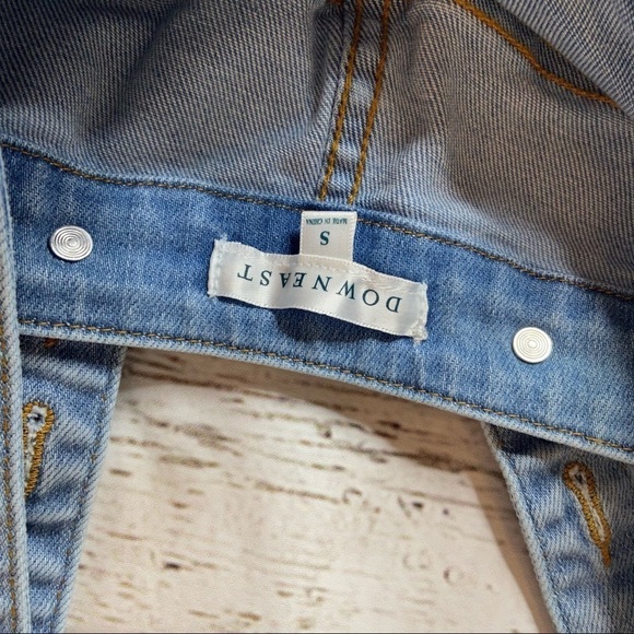 DownEast Denim Skirt with Suspenders Size S - Picture 6 of 11